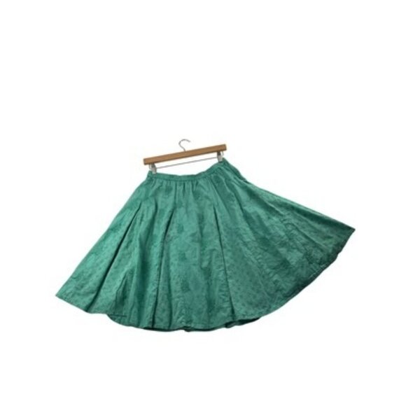 Women’s KORET Midi Turquoise Skirt Cotton - Size M - Picture 3 of 5